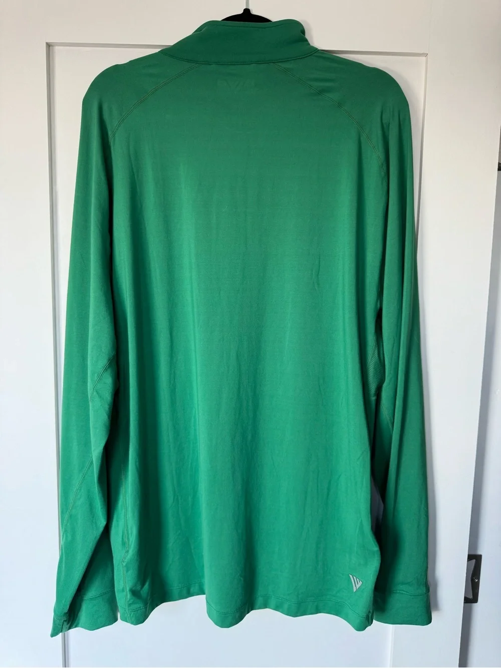 Men's Green Quarter-Zip Performance Pullover